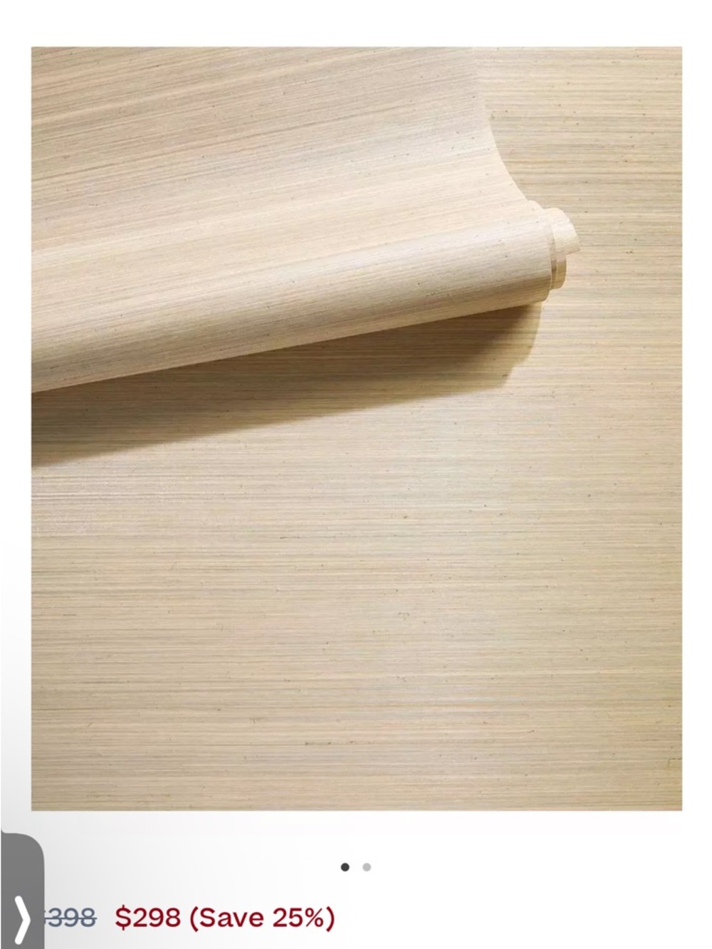 Serena & Lily Neutral Natural Grasscloth Wallpaper - Dessert